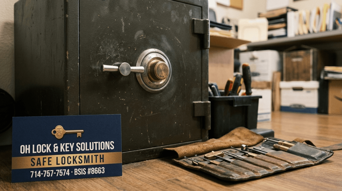 Safe Locksmith by OH Lock and Key Solutions — Orange County, CA (BSIS #8663).